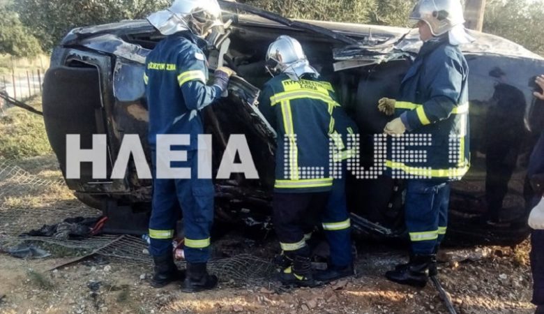 Επιχείρηση απεγκλωβισμού σοβαρά τραυματία 25χρονου σε τροχαίο