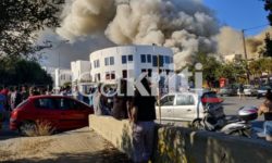 Συναγερμός από φωτιά σε χώρο του Πανεπιστημίου Κρήτης
