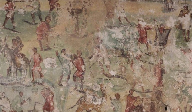 Εντόπισαν αρχαίο κόμικ σε τάφο του 1ου αιώνα μ.Χ. στην Ιορδανία