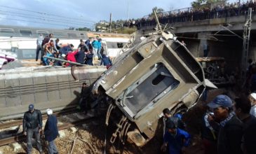 Σιδηροδρομικό δυστύχημα με 6 νεκρούς και δεκάδες τραυματίες στο Μαρόκο
