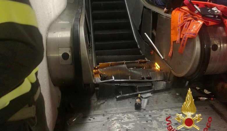 Κατέρρευσε κυλιόμενη σκάλα στο μετρό της Ρώμης – 24 τραυματίες