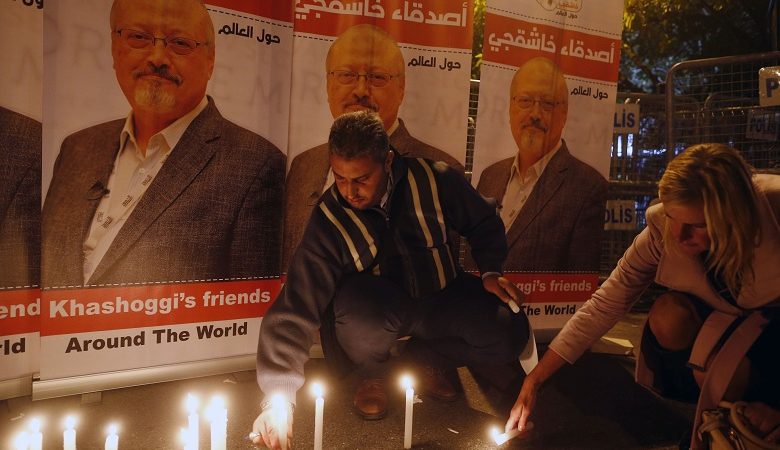 Συγκέντρωση έξω από την πρεσβεία της Σ. Αραβικής στη μνήμη του Κασόγκι