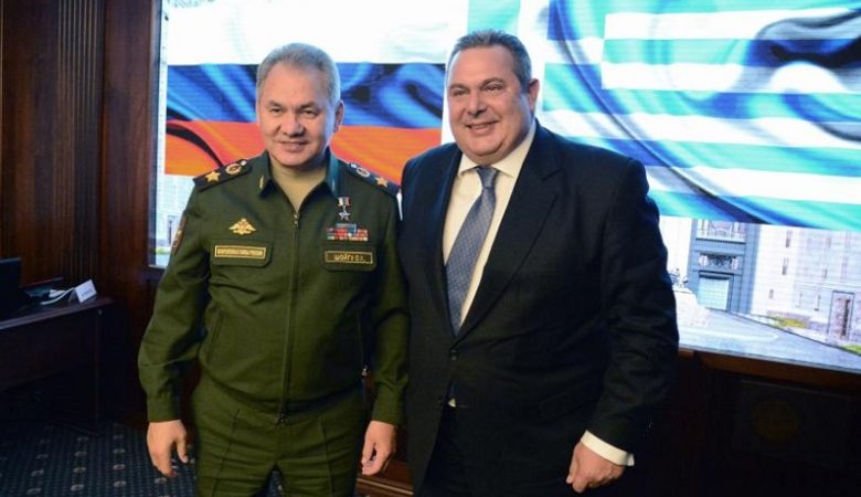 Άνοιγμα Καμμένου στη Μόσχα στη συνάντηση με τον Ρώσο ομόλογό του