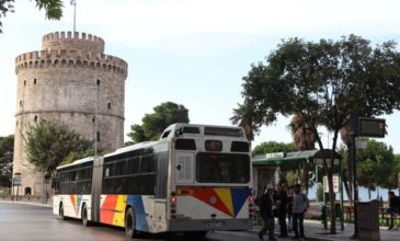 Καραμπόλα με λεωφορείο του ΟΑΣΘ και τρία Ι.Χ. στην Θεσσαλονίκη
