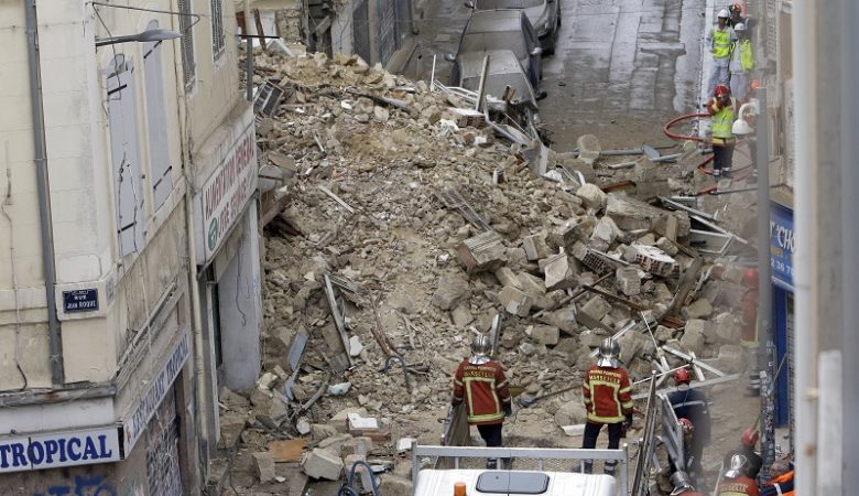 Τρεις νεκροί από την κατάρρευση κτιρίων στη Μασσαλία