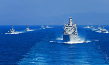 Η Τουρκία έβγαλε τον αποβατικό της στόλο στο Αιγαίο