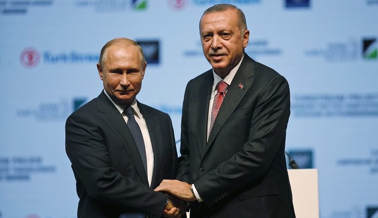 Στο πλευρό του Πούτιν ο Ερντογάν – Τον πήρε τηλέφωνο για να του πει πως τον στηρίζει