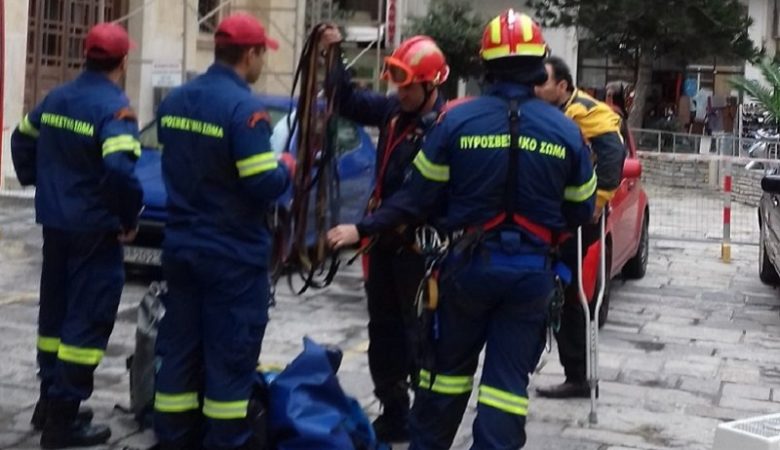 Η επιμονή των πυροσβεστών έσωσε μια γάτα στο Ηράκλειο
