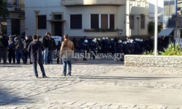 Ένταση στο μνημόσυνο του Κατσίφα στο Ηράκλειο – Τραυματίστηκε αστυνομικός