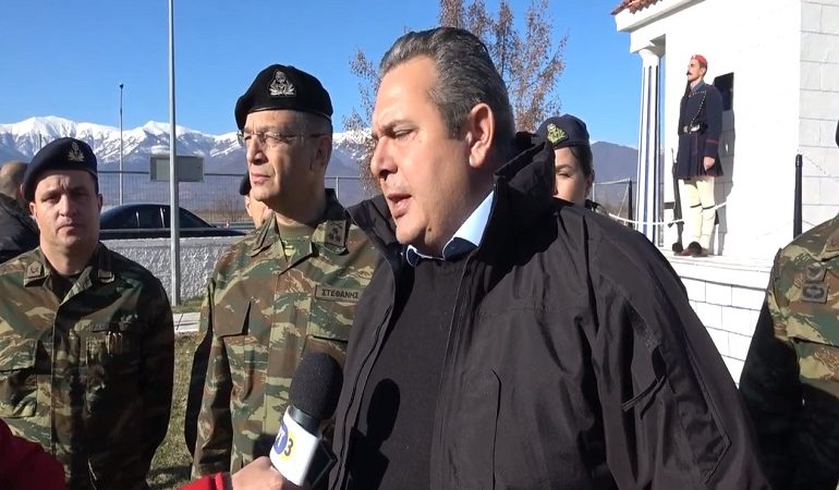 Καμμένος προς ΠΓΔΜ: Η πόρτα μας, είναι η πόρτα της Δύσης, μην προκαλείτε