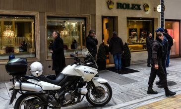 Ληστεία στο κατάστημα της Rolex στην καρδιά της Αθήνας