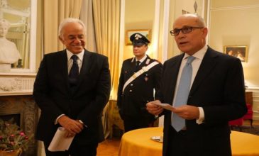 Ο κ. Δημήτρης Κοπελούζος παρασημοφορήθηκε από τον Πρόεδρο της Ιταλικής Δημοκρατίας