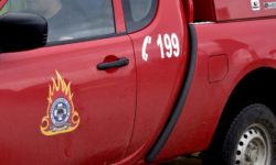 Κατασβέστηκε φωτιά σε φορτηγό που μετέφερε σιτάρι στους Αγίους Αναργύρους του Δήμου Κιλελέρ