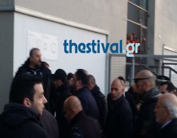 Ένταση στην Τούμπα με την παρουσία Μαρινάκη