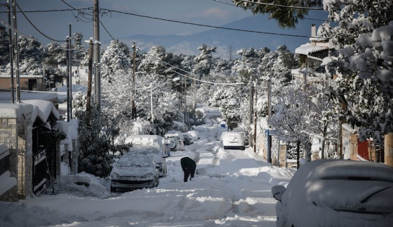Κακοκαιρία Ζηνοβία: Οι περιοχές που η θερμοκρασία έπεσε κάτω από το μηδέν