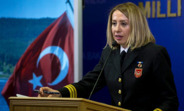 Η εκπρόσωπος Τύπου του τουρκικού υπουργείου Άμυνας ανεβάζει την ένταση