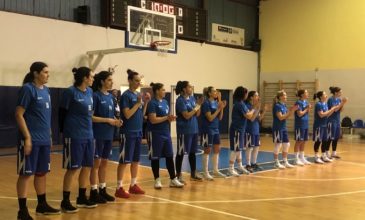 Αγώνας μπάσκετ γυναικών μεταξύ ΑΕΚ Περιστερίου και ομάδας Ενόπλων Δυνάμεων