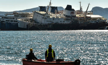 Αντιρρυπαντικό φράγμα τοποθετήθηκε γύρω από το «Πηνελόπη Α»