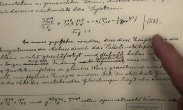Συλλογή σπάνιων χειρογράφων του Αϊνστάιν στο Εβραϊκό Πανεπιστήμιο