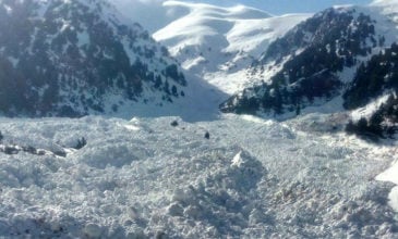 Έπεσαν χιονοστιβάδες σε ορεινές περιοχής της Κρήτης