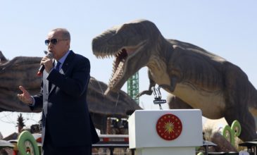 Ο Ερντογάν και ο… τυραννόσαυρος Ρεξ