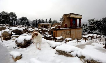 Χιόνια αύριο στην Κρήτη και θυελλώδεις άνεμοι στα ανατολικά ηπειρωτικά και το Αιγαίο