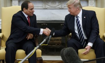 Συνάντηση Τραμπ με τον Πρόεδρο της Αιγύπτου στον Λευκό Οίκο