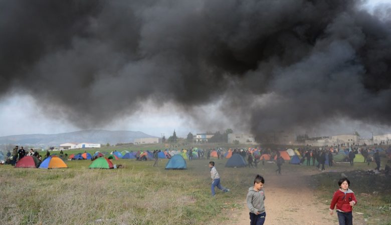 Ελάχιστες σκηνές έχουν απομείνει στον άτυπο καταυλισμό προσφύγων στα Διαβατά