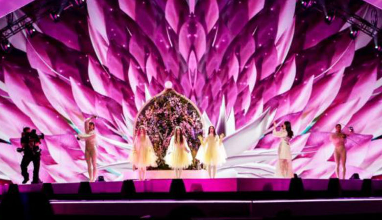 Η πρώτη πρόβα της Κατερίνας Ντούσκα στη σκηνή της Eurovision