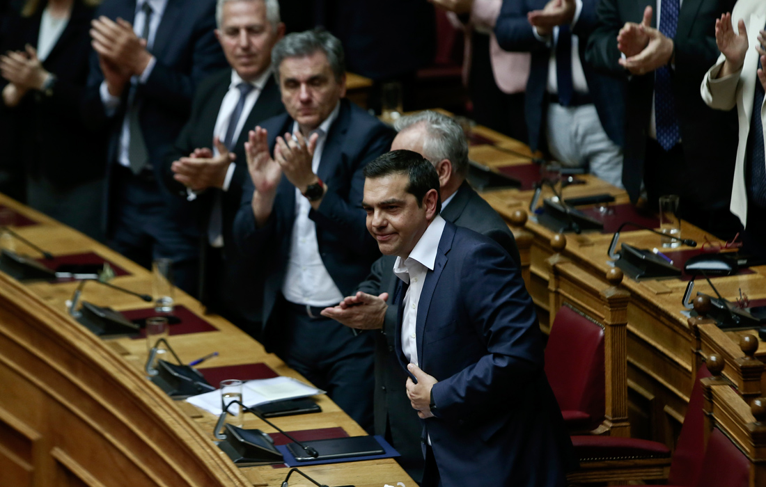 Ψήφο εμπιστοσύνης με 153 «ναι» έλαβε η κυβέρνηση