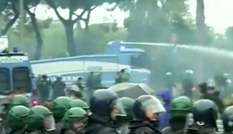 Συγκρούσεις έξω από το «Ολύμπικο» πριν τον τελικό Κυπέλλου Ιταλίας