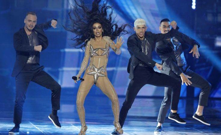 Η καυτή εμφάνιση της Ελένης Φουρέιρα στη σκηνή της Eurovision