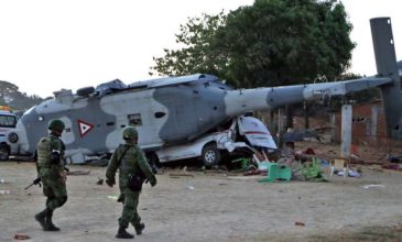 Συντριβή στρατιωτικού ελικοπτέρου με πέντε νεκρούς στο Μεξικό