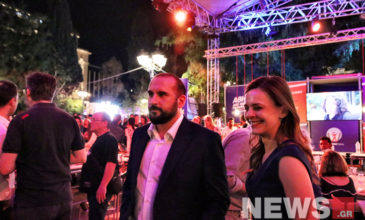 Στο πάρτι του Νάσου Ηλιόπουλου, ενόψει εκλογών, Αχτσιόγλου, Τζανακόπουλος και Καλογήρου