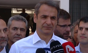 Εκλογές 2019: Ψήφισε ο πρόεδρος της Ν.Δ Κυριάκος Μητσοτάκης