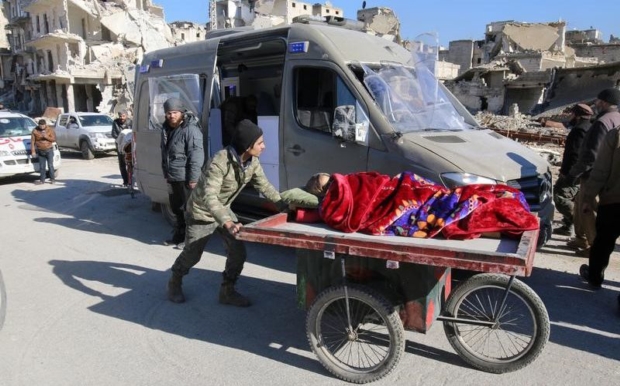 Τουλάχιστον 14 νεκροί σε έκρηξη αυτοκινήτου-βόμβας στο Χαλέπι