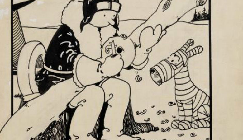 Το σκίτσο του πρώτου εξώφυλλου του Τεν Τεν πωλήθηκε ένα εκατομμύριο δολάρια σε δημοπρασία