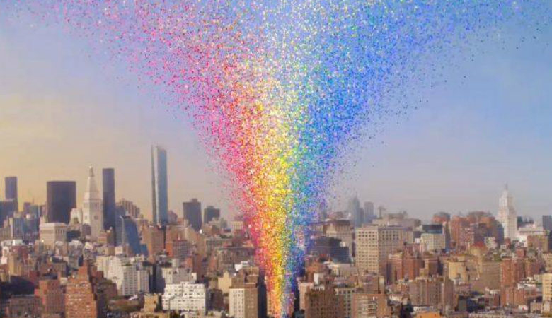 Εντυπωσιακό ψηφιακό μνημείο για τα δικαιώματα των ΛΟΑΤΚΙ