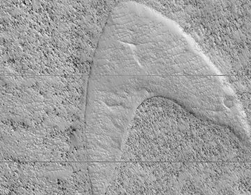 Η NASA βρήκε το σύμβολο του «Σταρ Τρεκ» στην «Ελλάδα» του Άρη