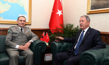 Νέα παράνομη τουρκική NAVTEX στο Καστελόριζο, στην Άγκυρα ο αρχηγός των Αλβανικών Ενόπλων Δυνάμεων