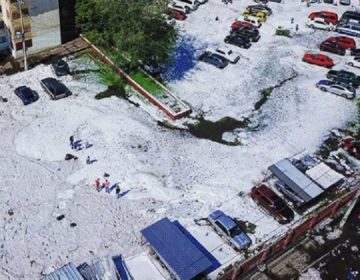 Πάγος κάλυψε τη Γουαδαλαχάρα του Μεξικό μετά από χαλαζόπτωση