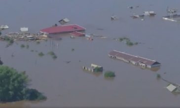 Πολύνεκρες πλημμύρες κοντά στη λίμνη Βαϊκάλη