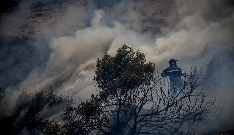 Σε κατάσταση έκτακτης ανάγκης περιοχές της Εύβοιας λόγω πυρκαγιάς
