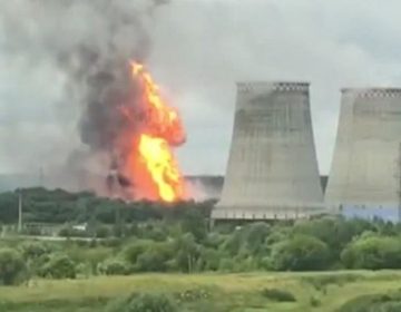 Μεγάλη πυρκαγιά σε σταθμό παραγωγής ενέργειας στη Μόσχα