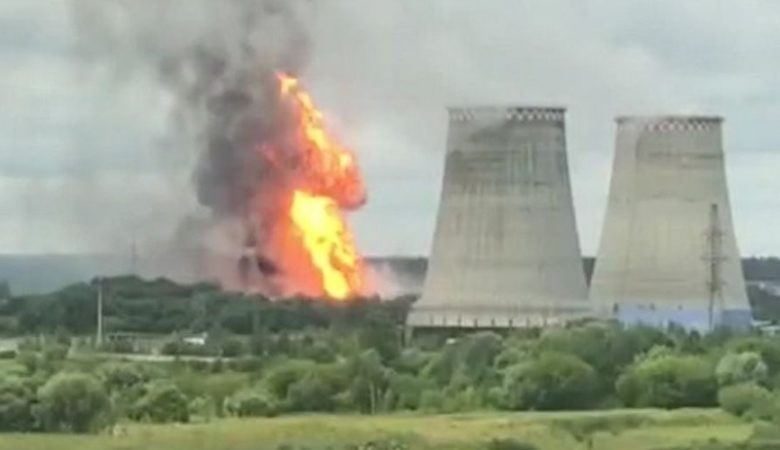 Μεγάλη πυρκαγιά σε σταθμό παραγωγής ενέργειας στη Μόσχα