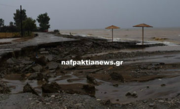 Ναύπακτος: Αποκαταστάθηκε η κυκλοφορία των οχημάτων στον αυτοκινητόδρομο της «Ιονίας» οδού