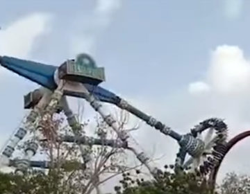 Σοκαριστικά πλάνα από την κατάρρευση ρόδας σε λούνα παρκ με δυο νεκρούς