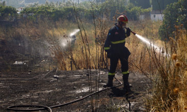 Πυρκαγιά σε εξέλιξη στην Κρήτη