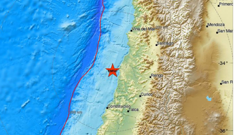 Ισχυρός σεισμός στη Χιλή