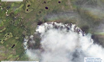 Οι πυρκαγιές στη Σιβηρία όπως φαίνονται από το Διάστημα